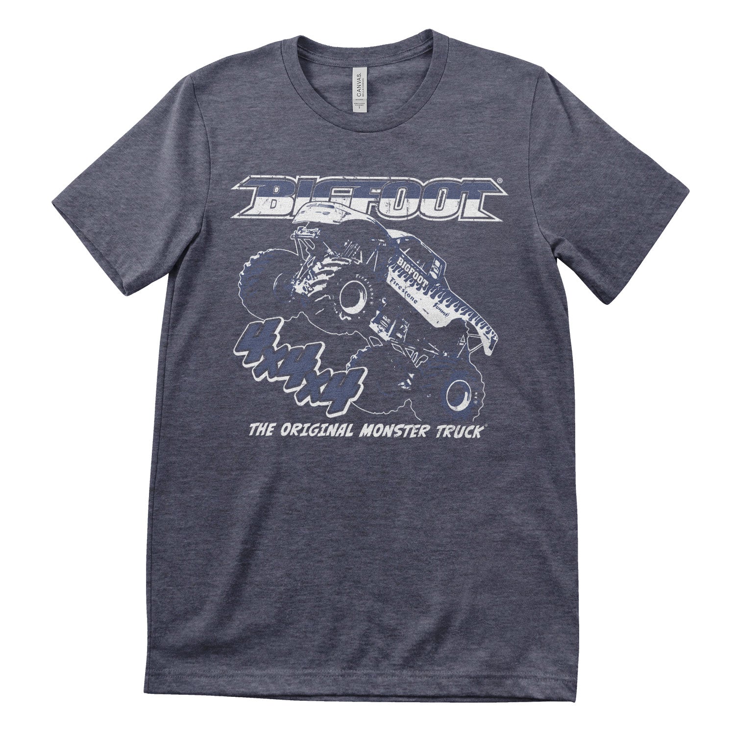 Officially Licensed BIGFOOT Monster Truck - 4x4x4 Mens T-Shirt - Picture 3 of 4