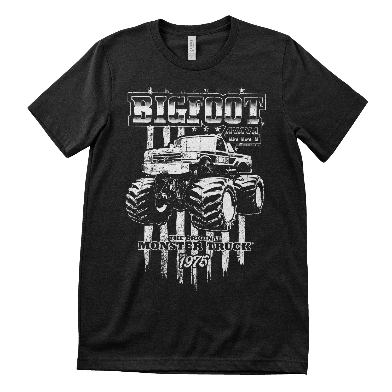 Officially Licensed BIGFOOT Monster Truck - American Monster Truck Mens T-Shirt - Picture 2 of 2