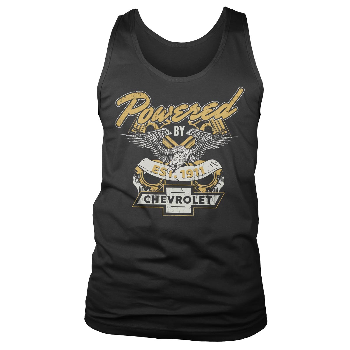 Officially Licensed Chevrolet - Powered By Chevrolet Women T-Shirt - Picture 4 of 4