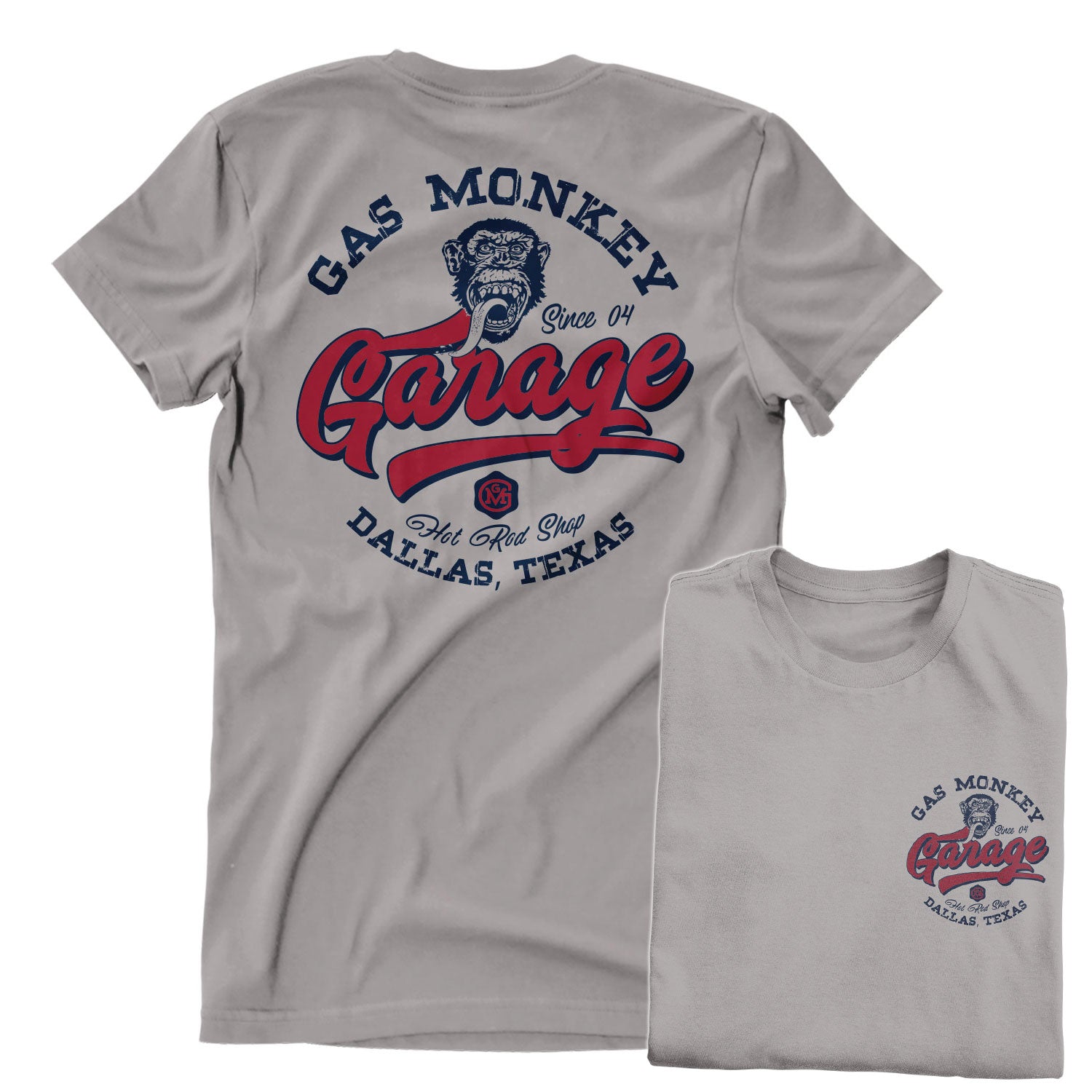 Offiziell lizenziertes Gas Monkey Garage - Hot Rod Shop Logo Herren T-Shirt - Bild 3 von 5