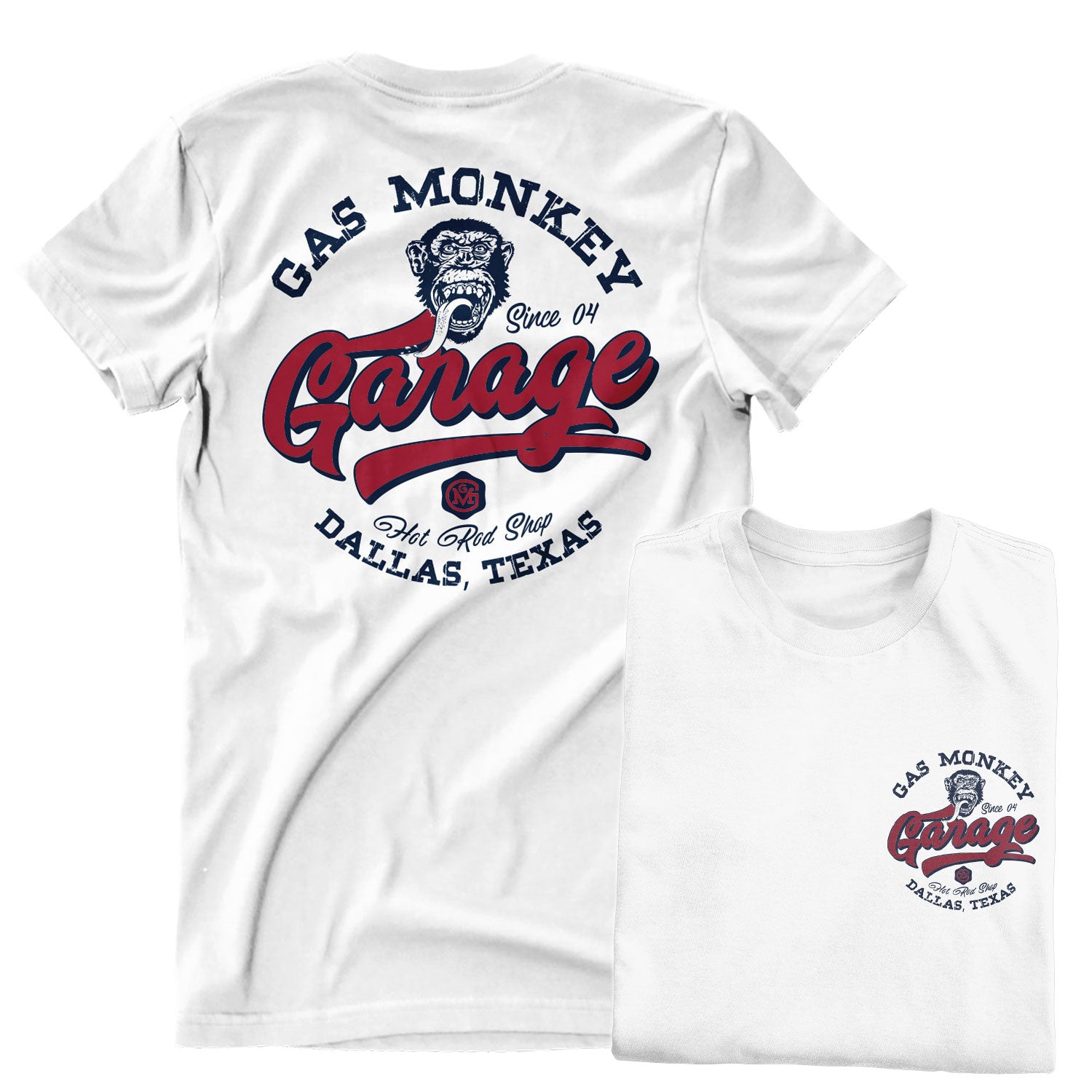 Offiziell lizenziertes Gas Monkey Garage - Hot Rod Shop Logo Herren T-Shirt - Bild 5 von 5