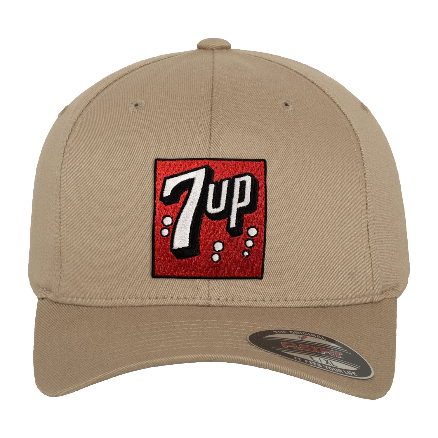 Officially Licensed 7UP - Retro Logo Patch Baseball Cap Flexfit Baseball Cap - Picture 4 of 4