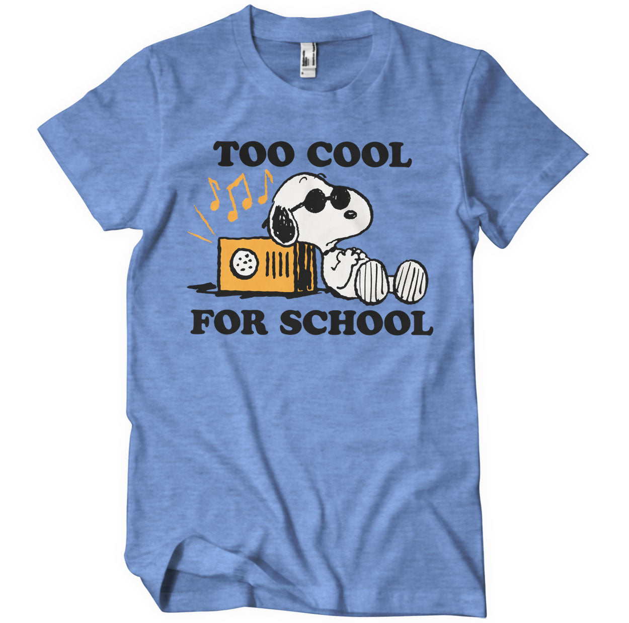 Officially Licensed Peanuts - Snoopy - Too Cool For School Mens T-Shirt - Picture 3 of 13