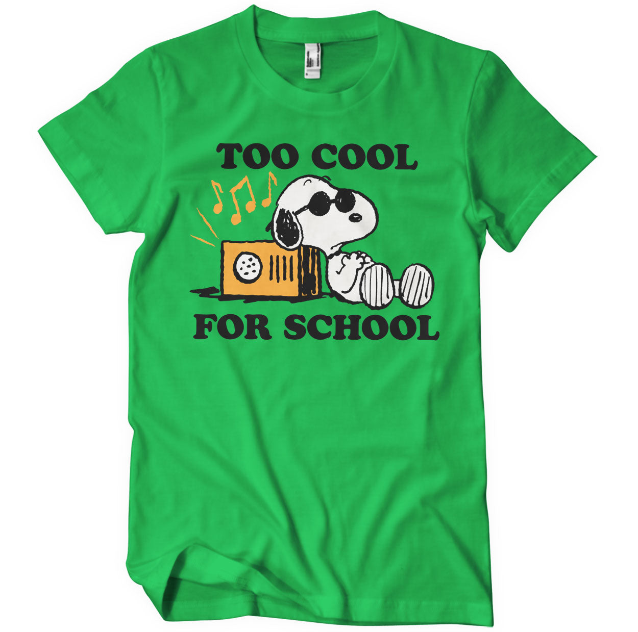 Officially Licensed Peanuts - Snoopy - Too Cool For School Mens T-Shirt - Picture 6 of 13