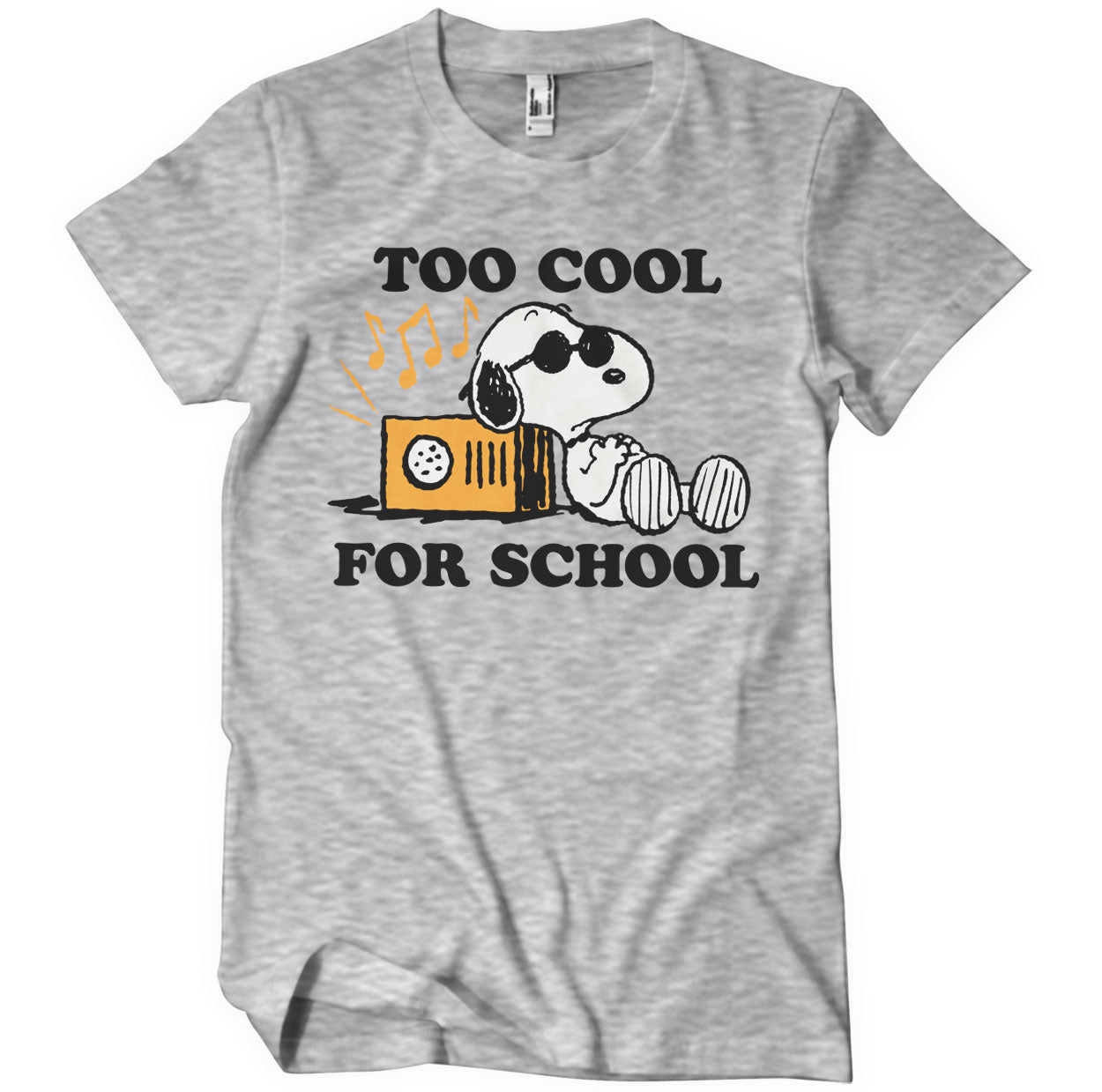 Officially Licensed Peanuts - Snoopy - Too Cool For School Mens T-Shirt - Picture 7 of 13