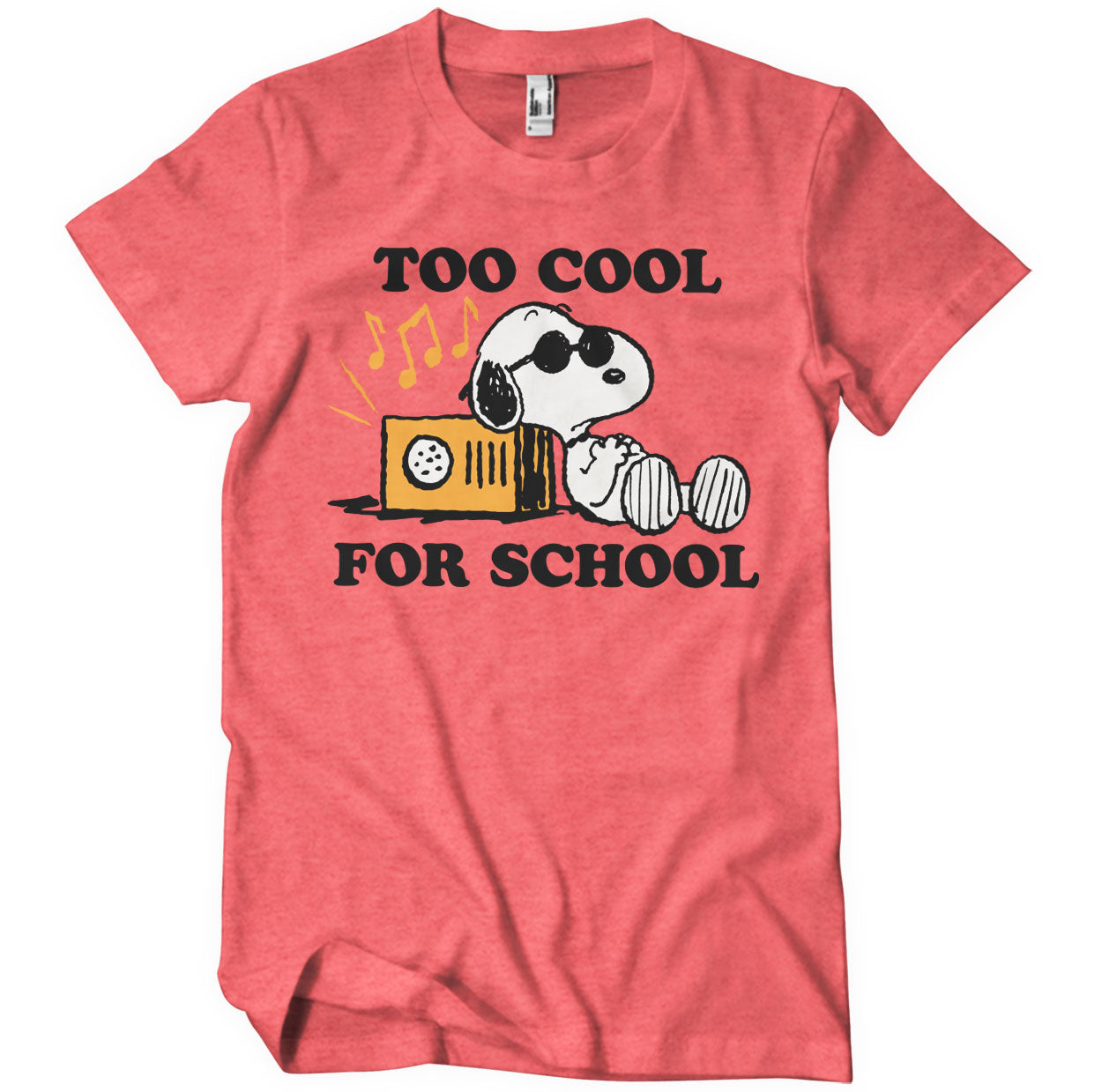 Officially Licensed Peanuts - Snoopy - Too Cool For School Mens T-Shirt - Picture 10 of 13