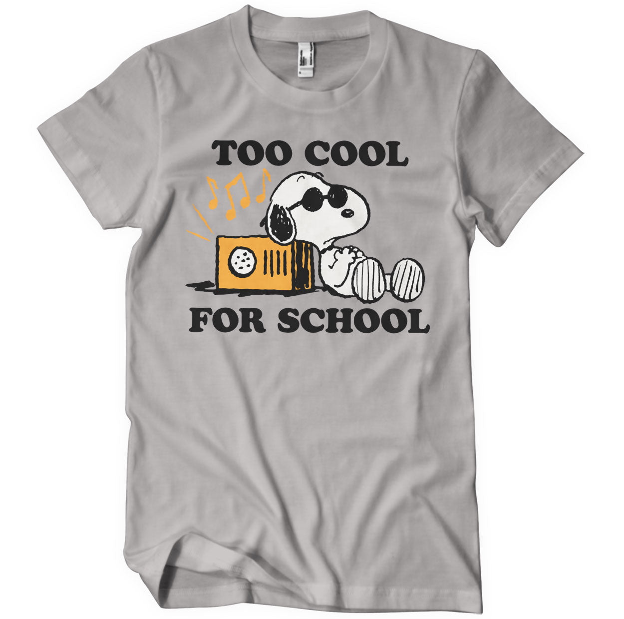 Officially Licensed Peanuts - Snoopy - Too Cool For School Mens T-Shirt - Picture 11 of 13