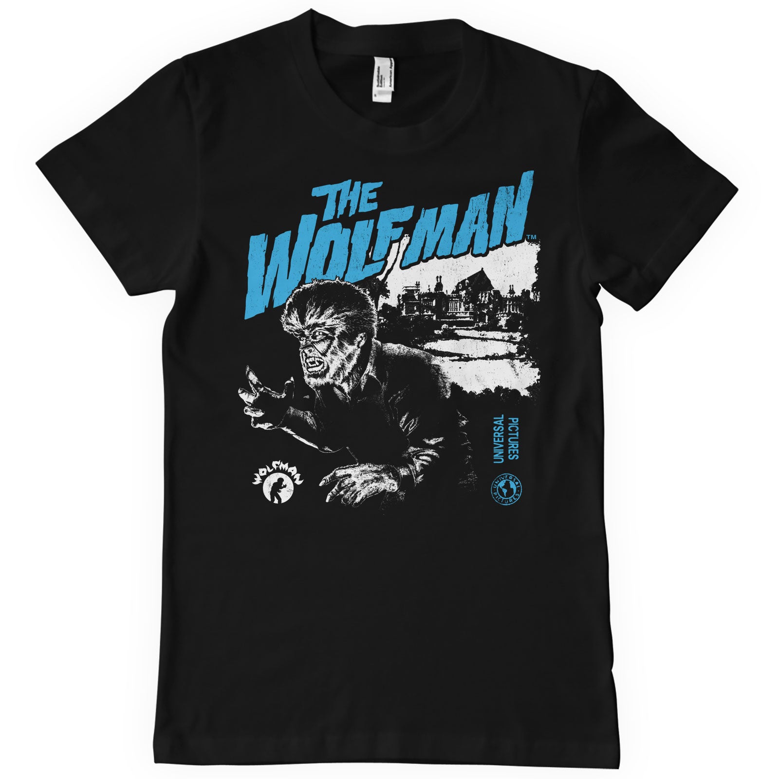 Camiseta con licencia oficial Universal Monsters - The Wolf Man para hombre - Imagen 2 de 2