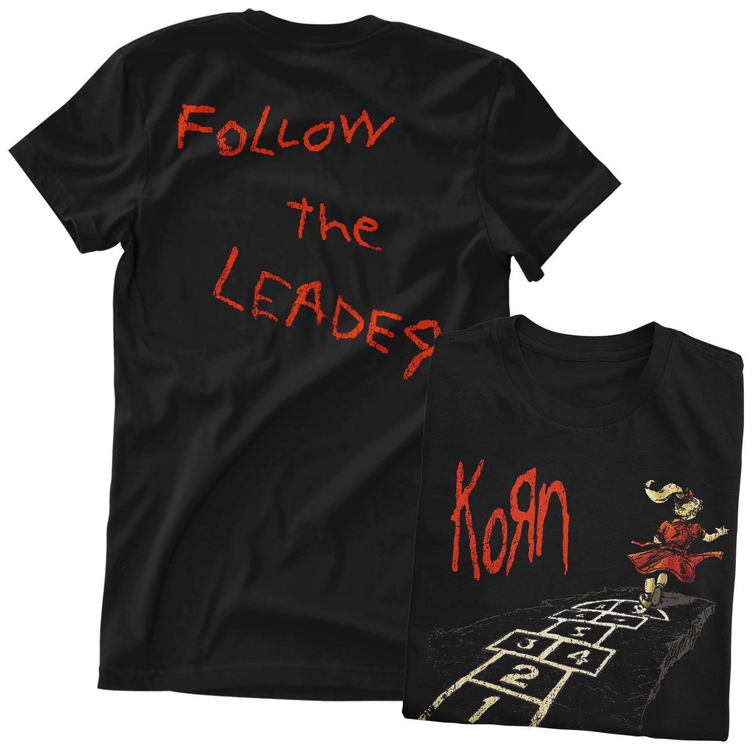 Camiseta con licencia oficial Korn - Follow The Leader para hombre - Imagen 2 de 2
