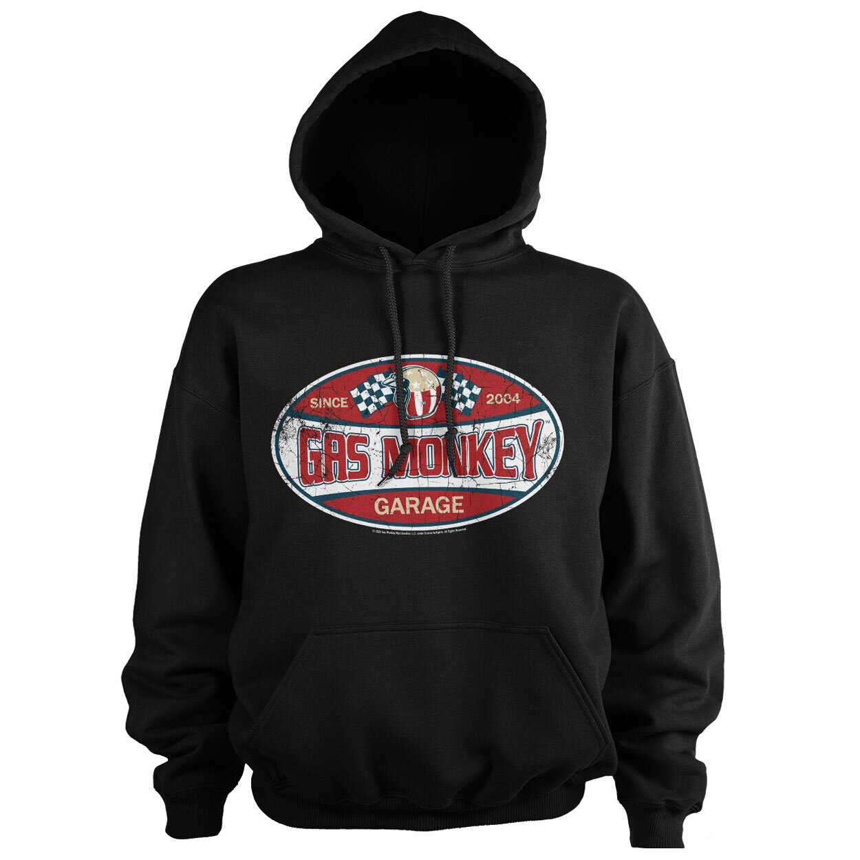 Officially Licensed Gas Monkey Garage - Since 2004 Label Hoodie - Picture 2 of 2